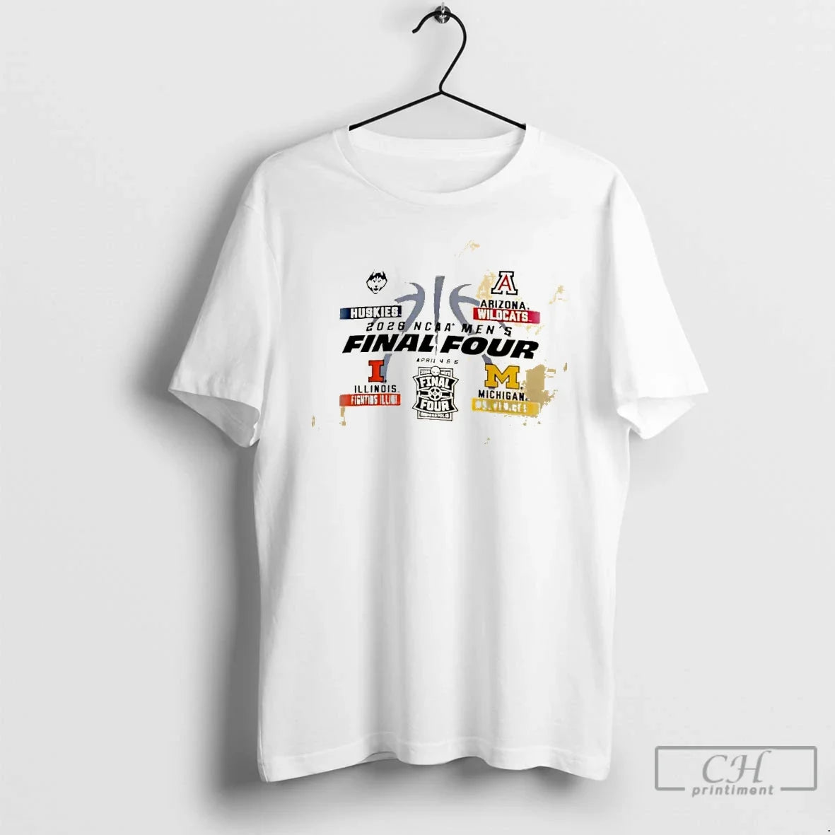 Classic Ihrcceug Final Four 2026 Ncaa Mens Basketball March Madness Unisex T-shirt, Sweatshirt, Hoodie, Long Sleeve Tee - T-Shirt, Sweatshirt, Hoodie