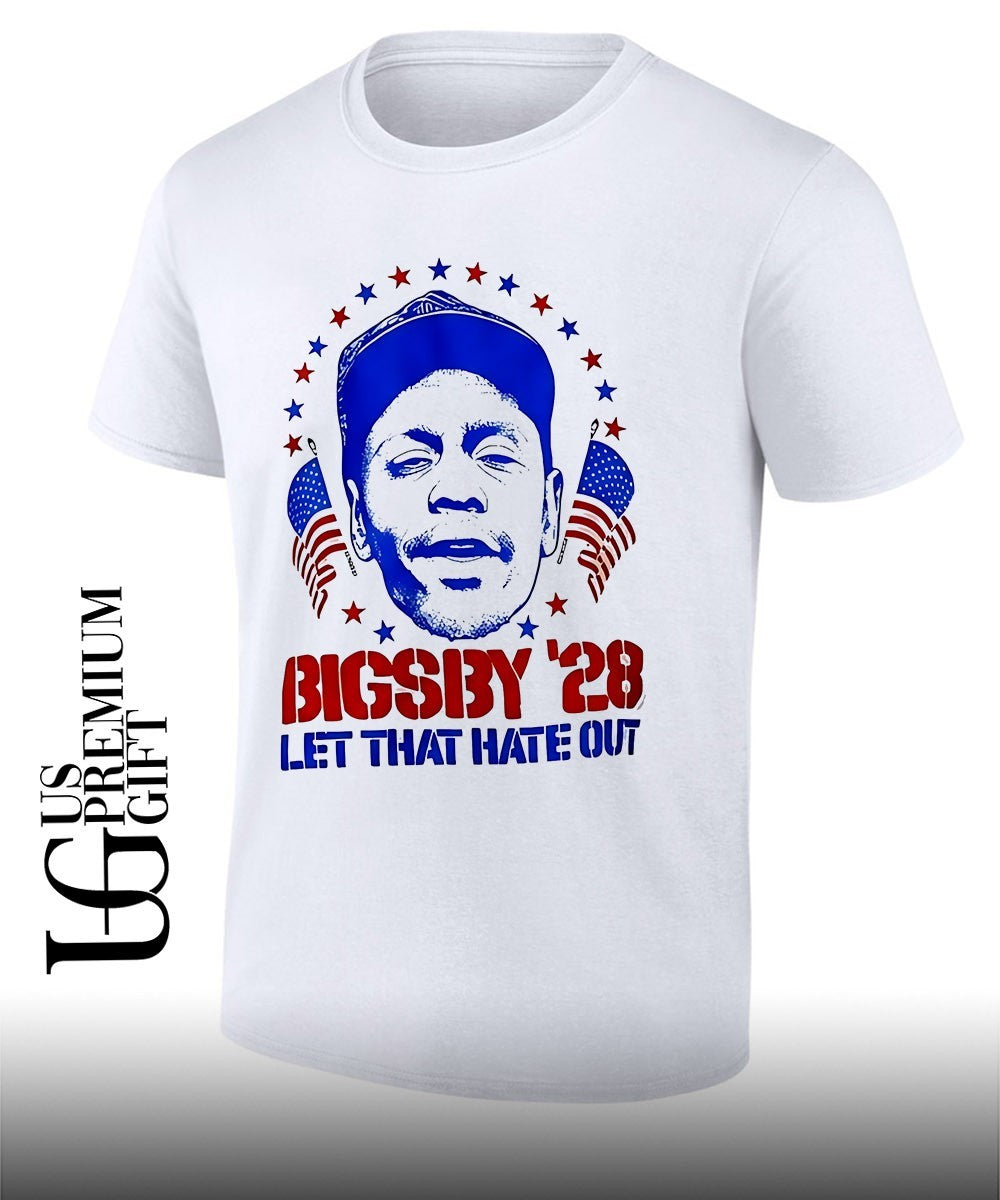 Clayton Bigsby 2028 Let That Hate Out big head shirt Unisex T-shirt, Sweatshirt, Hoodie, Long Sleeve Tee - T-Shirt, Sweatshirt, Hoodie