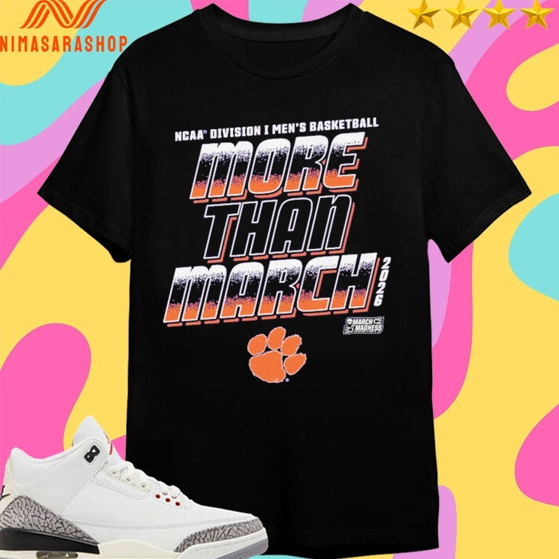Clemson Tigers 2026 NCAA Division I Men's Basketball - Adult & Kids T-Shirts, Sweatshirts & Hoodies apparel design preview 1