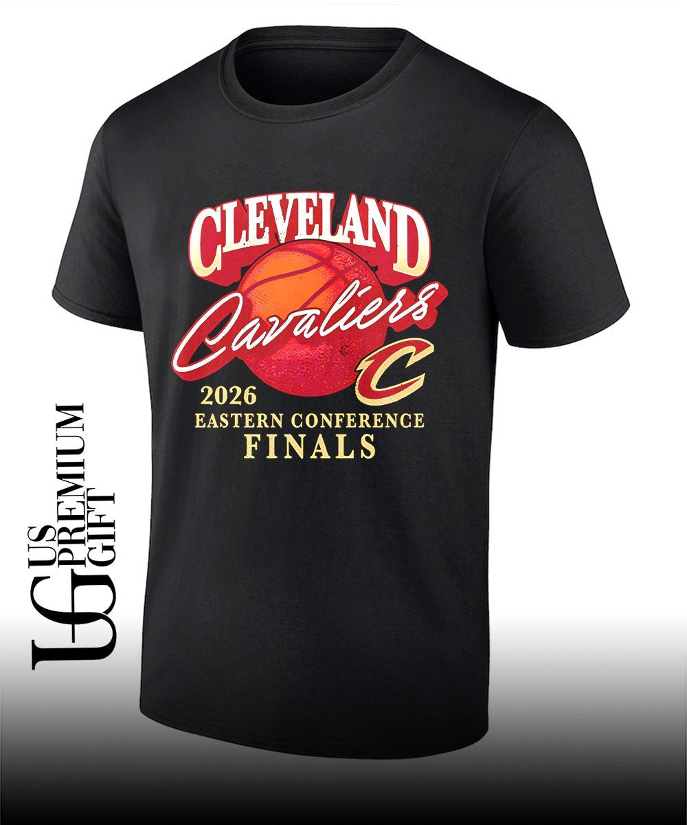 Cleveland Cavaliers basketball Eastern Conference Finals 2026 logo shirt Unisex T-shirt, Sweatshirt, Hoodie, Long Sleeve Tee - T-Shirt, Sweatshirt, Hoodie