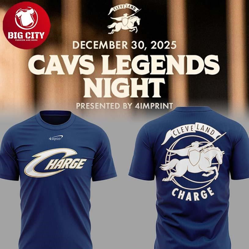 Cleveland Charge Cavs Legend Night 2025 Celebrate Two Sided Shirt Unisex T-shirt, Sweatshirt, Hoodie, Long Sleeve Tee - T-Shirt, Sweatshirt, Hoodie