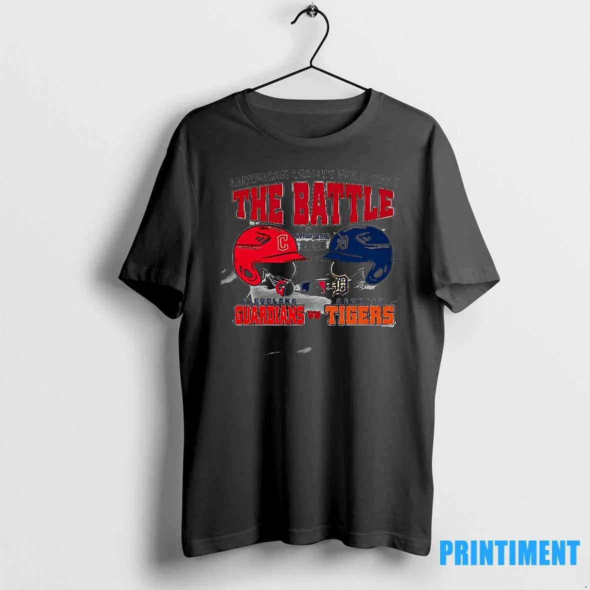 Cleveland Guardians Vs Detroit Tigers 2025 Mlb Wild Card The Battle Tshirts Sweater Unisex T-shirt, Sweatshirt, Hoodie, Long Sleeve Tee - T-Shirt, Sweatshirt, Hoodie