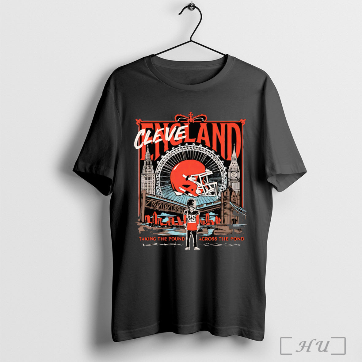 Cleveland Pound Across The Pond T Shirt Unisex T-shirt, Sweatshirt, Hoodie, Long Sleeve Tee - T-Shirt, Sweatshirt, Hoodie