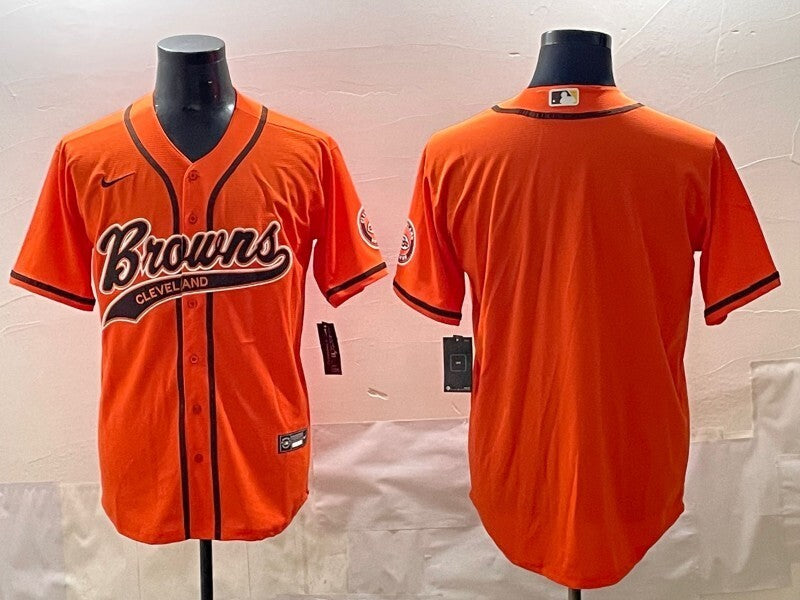 Cleveland Browns Collaboration Style 4 Football Jersey football jersey product view 1