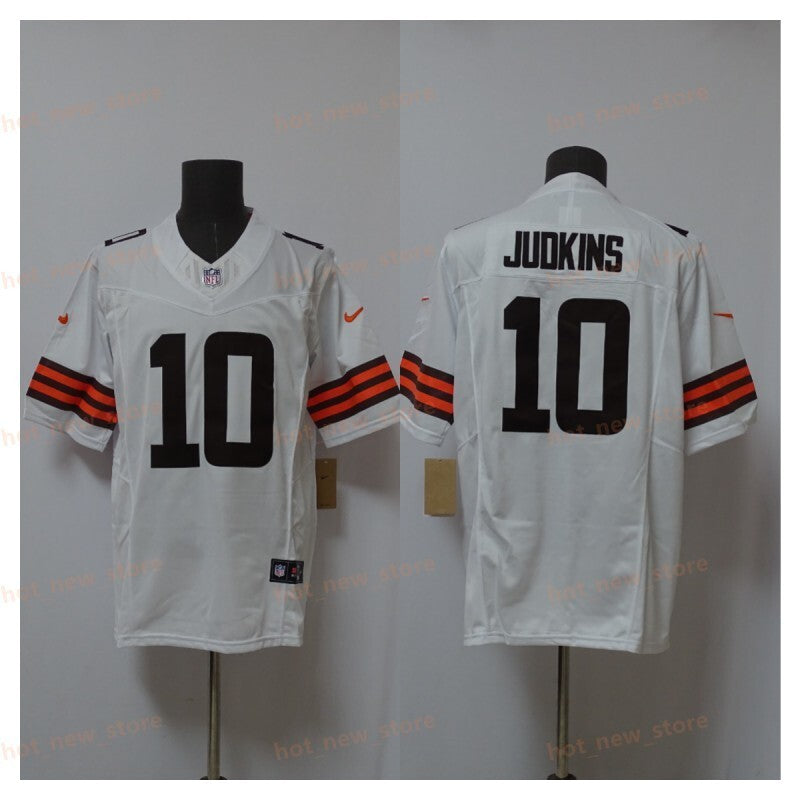 Cleveland Browns #10 Quinshon Judkins 3 Edition Style 1 Football Jersey football jersey product view 1