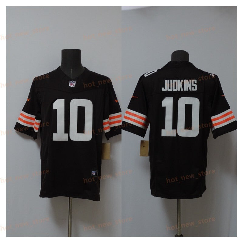 Cleveland Browns #10 Quinshon Judkins 3 Edition Style 2 Football Jersey football jersey product view 1