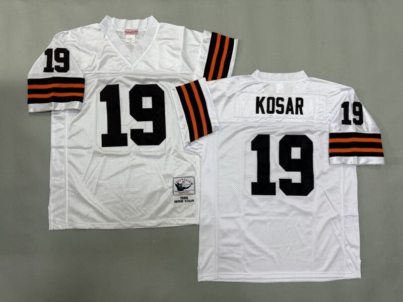 Cleveland Browns #19 Bernie Kosar Cleveland Browns Style 4 Football Jersey football jersey product view 1