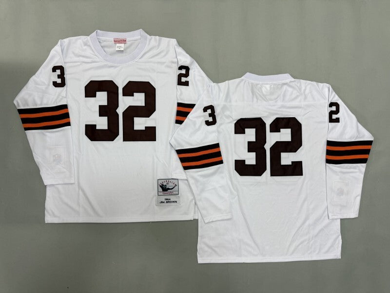 Cleveland Browns #32 Jim Brown Cleveland Browns Style 1 Football Jersey football jersey product view 1