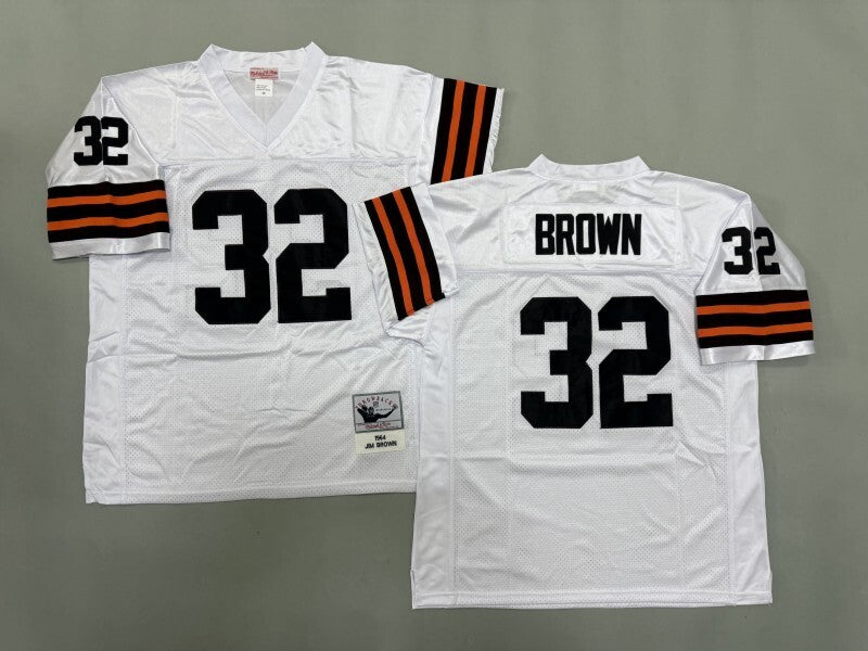 Cleveland Browns #32 Jim Brown Cleveland Browns Style 4 Football Jersey football jersey product view 1