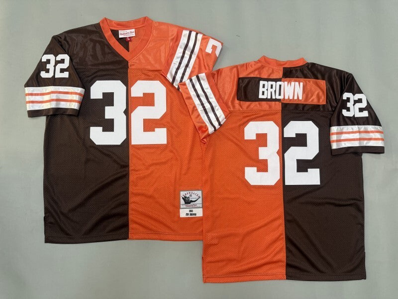 Cleveland Browns #32 Jim Brown Cleveland Browns Style 5 Football Jersey football jersey product view 1