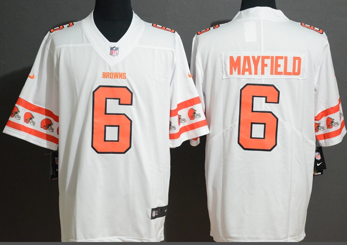 Cleveland Browns #6 Baker Mayfield_conew2 Football Jersey football jersey product view 1