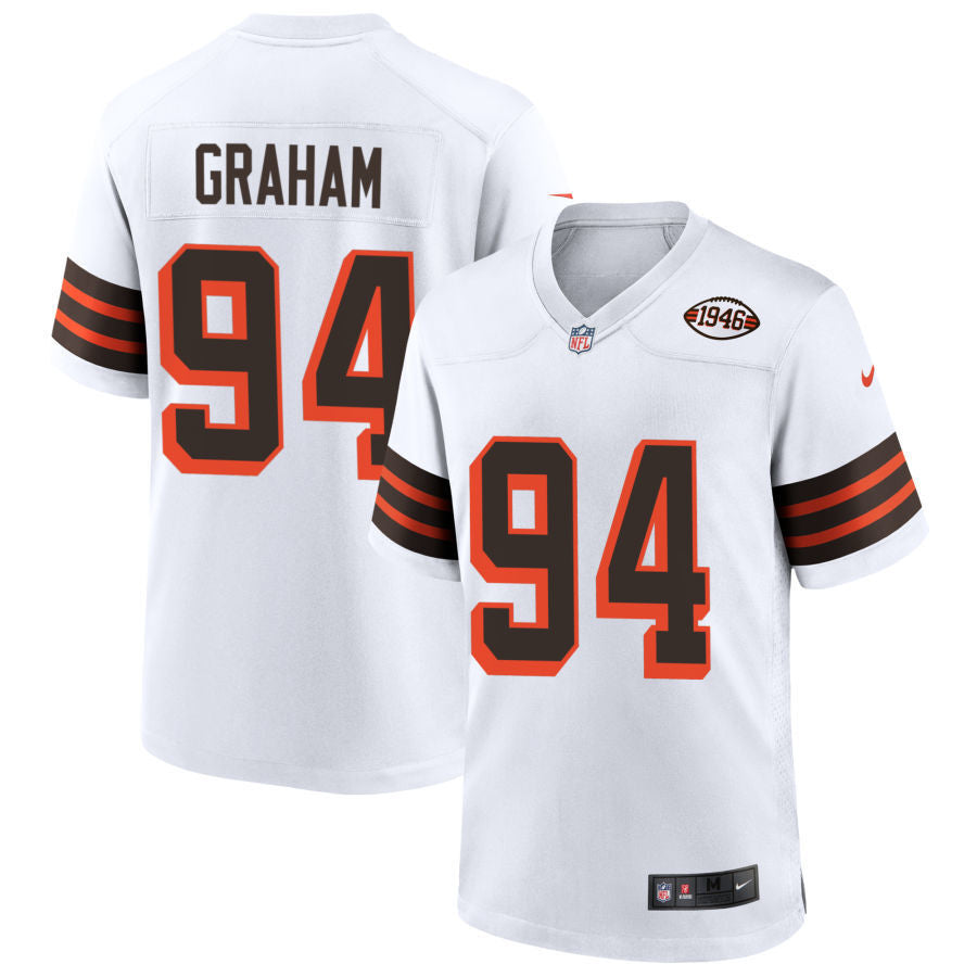 Cleveland Browns #94 Mason Graham Style 1 Football Jersey football jersey product view 1