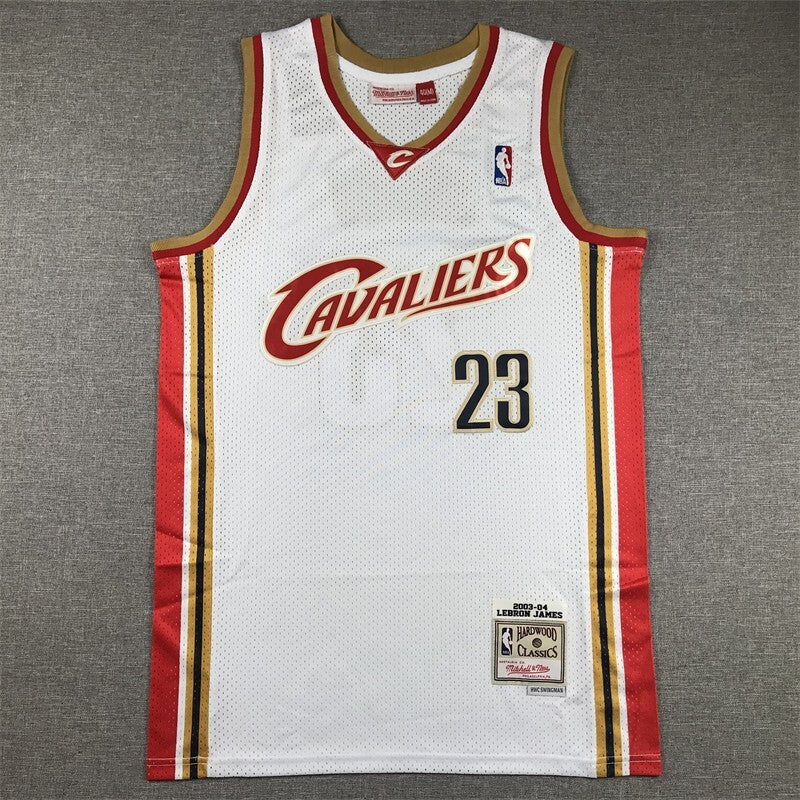 Cleveland Cavaliers Cavaliers 23 Retro White s-xxl Style 4 Basketball Jersey basketball jersey product view 1