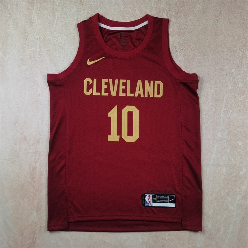 Cleveland Cavaliers #10 Darius Garland Hot Press Cavaliers Style 4 Basketball Jersey basketball jersey product view 1