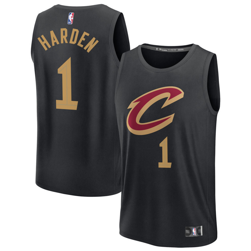Cleveland Cavaliers #1 James Harden Style 2 Basketball Jersey basketball jersey product view 1