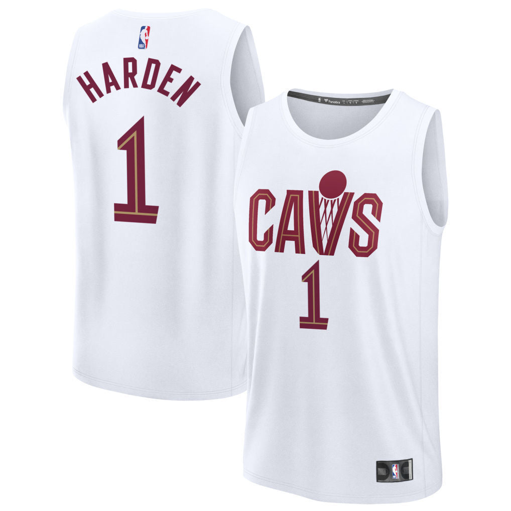 Cleveland Cavaliers #1 James Harden Style 3 Basketball Jersey basketball jersey product view 1