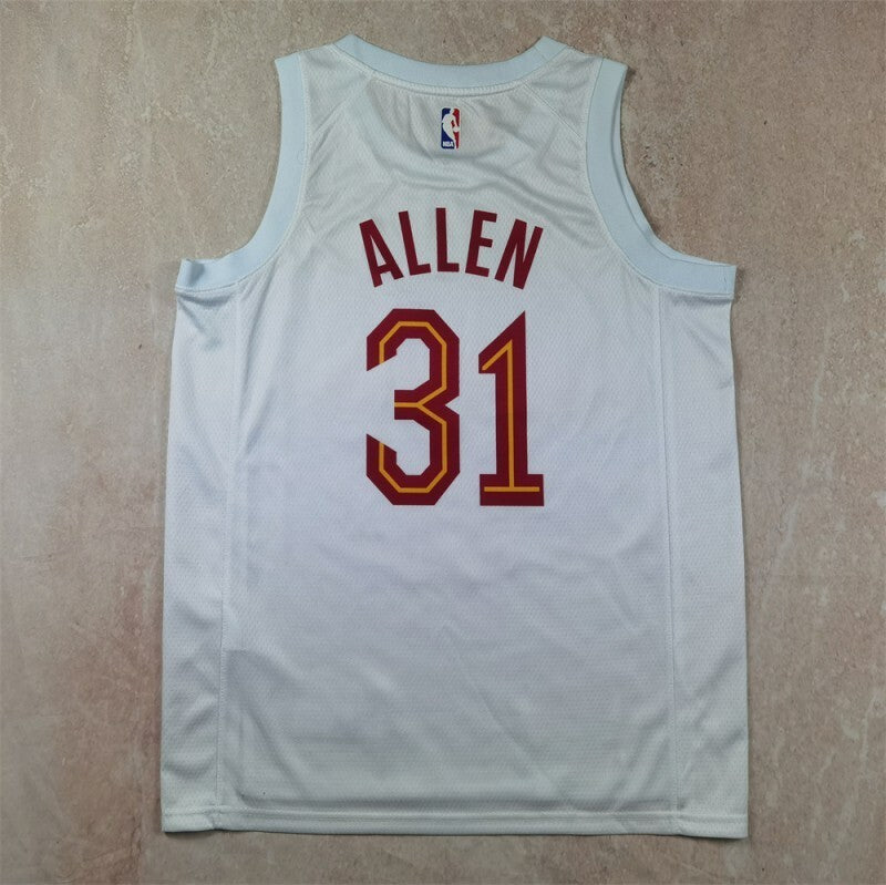 Cleveland Cavaliers #31 Jarrett Allen Hot Press Cavaliers Style 5 Basketball Jersey basketball jersey product view 1