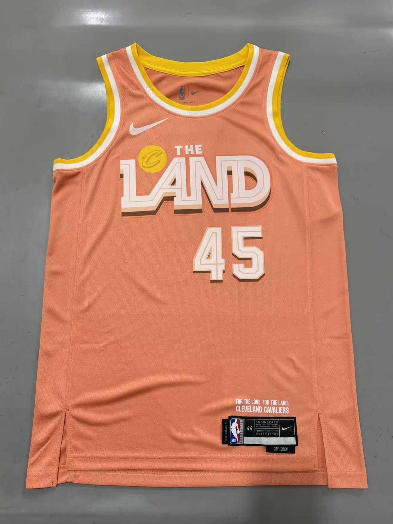 Cleveland Cavaliers #45 Donovan Mitchell 26 Season Cavaliers Team City Style 2 Basketball Jersey basketball jersey product view 1