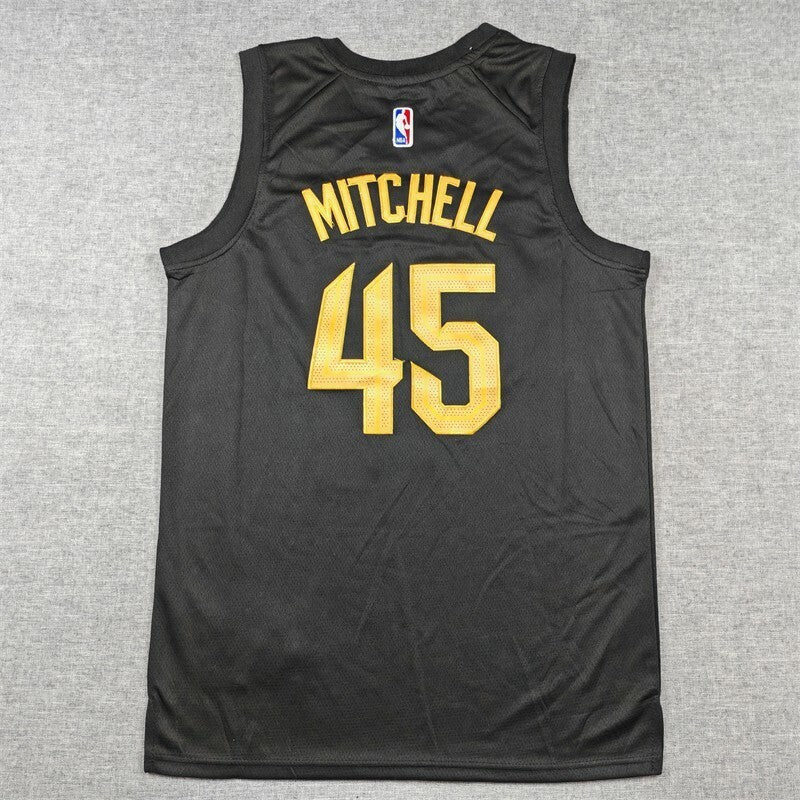 Cleveland Cavaliers #45 Donovan Mitchell Cavaliers 45 Black s-xxl Style 1 Basketball Jersey basketball jersey product view 1