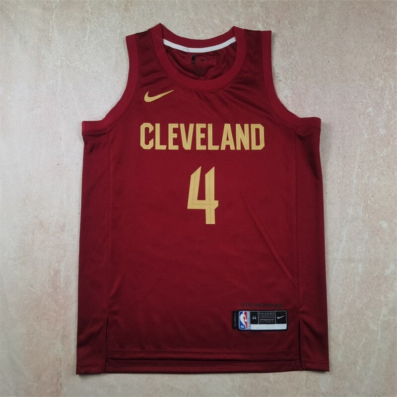Cleveland Cavaliers #4 Mobley Hot Press Cavaliers Style 4 Basketball Jersey basketball jersey product view 1