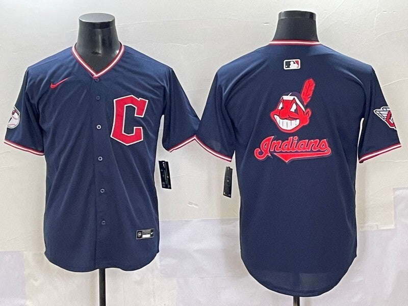Cleveland Guardians Indians Adult Style 3 Baseball Jersey baseball jersey product view 1