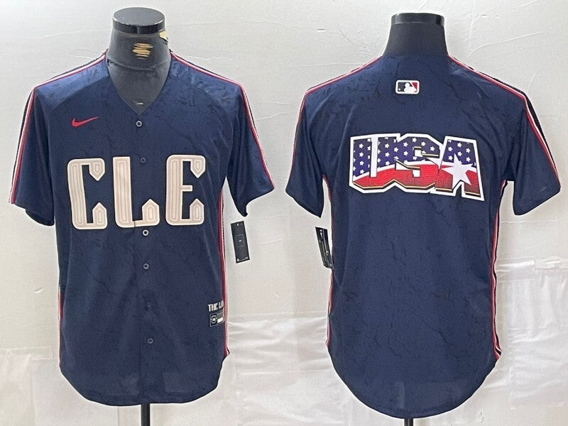 Cleveland Guardians Indians City Style 10 Baseball Jersey baseball jersey product view 1