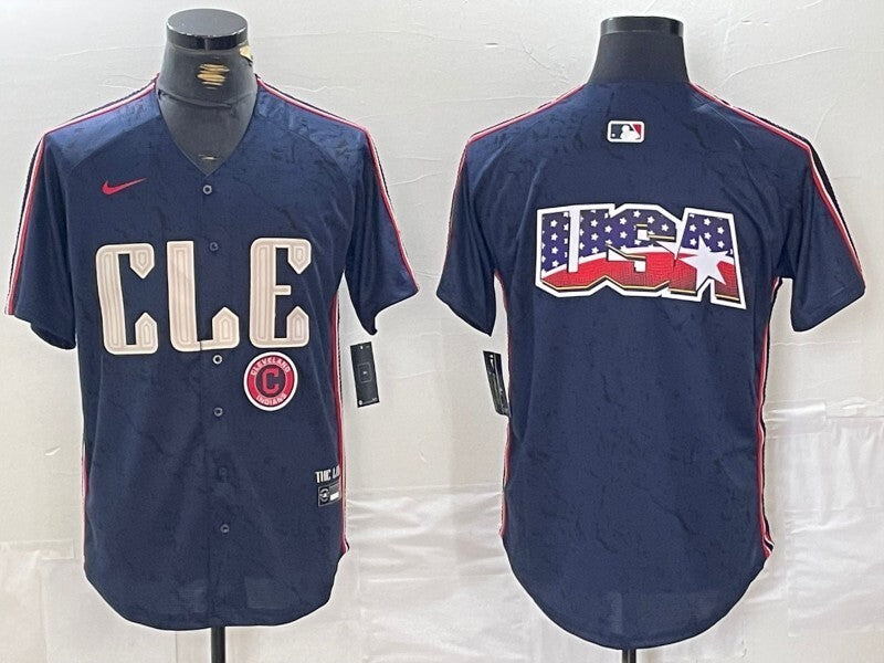Cleveland Guardians Indians City Style 9 Baseball Jersey baseball jersey product view 1
