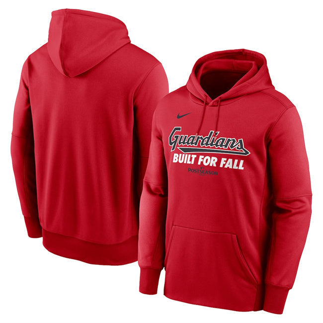 Cleveland Guardians Red Cooperstown Collection Logo Club Pullover Hoodie Baseball Jersey baseball jersey product view 1