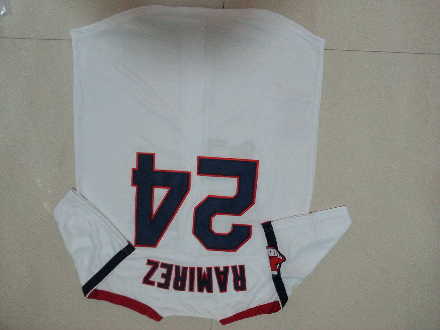 Cleveland Indians #24 Manny Ramirez Style 2 Baseball Jersey baseball jersey product view 1