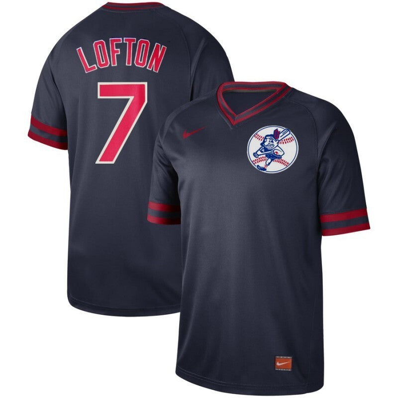 Cleveland Indians #7 Kenny Lofton Baseball Jersey baseball jersey product view 1