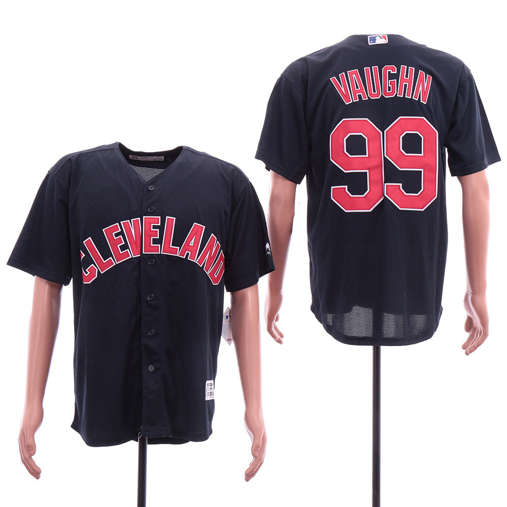 Cleveland Indians #99 Rick Vaughn Style 1 Baseball Jersey baseball jersey product view 1