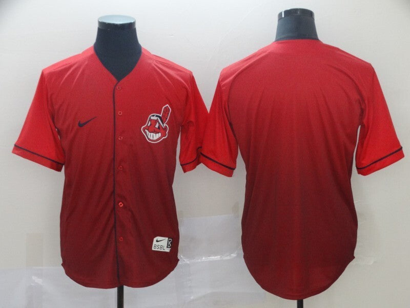 Cleveland Indians blank Baseball Jersey baseball jersey product view 1