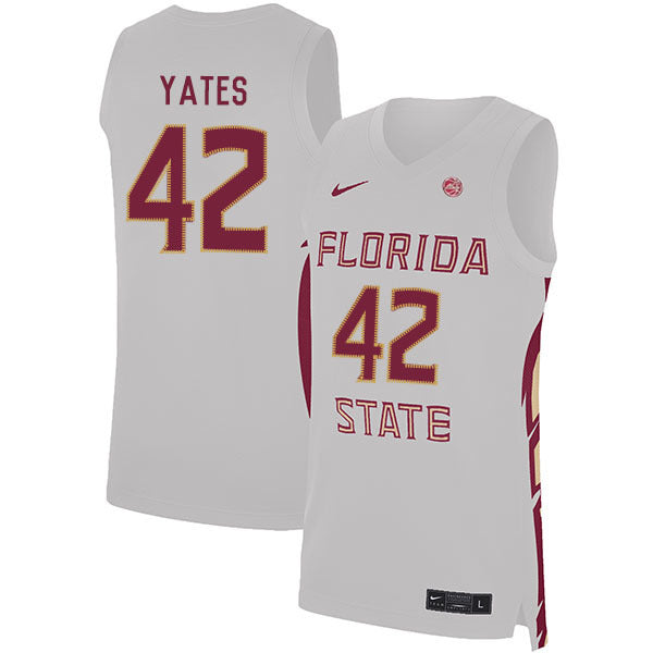 Cleveland Yates 42 White College Football Jersey football jersey product view 1