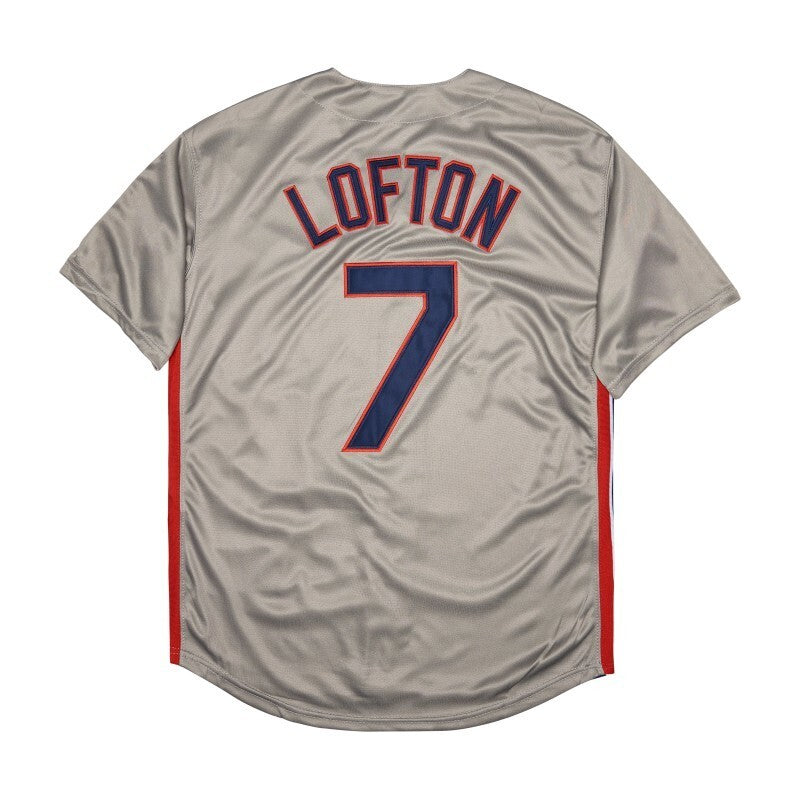 Cleveland #7 Kenny Lofton Style 4 Baseball Jersey baseball jersey product view 1