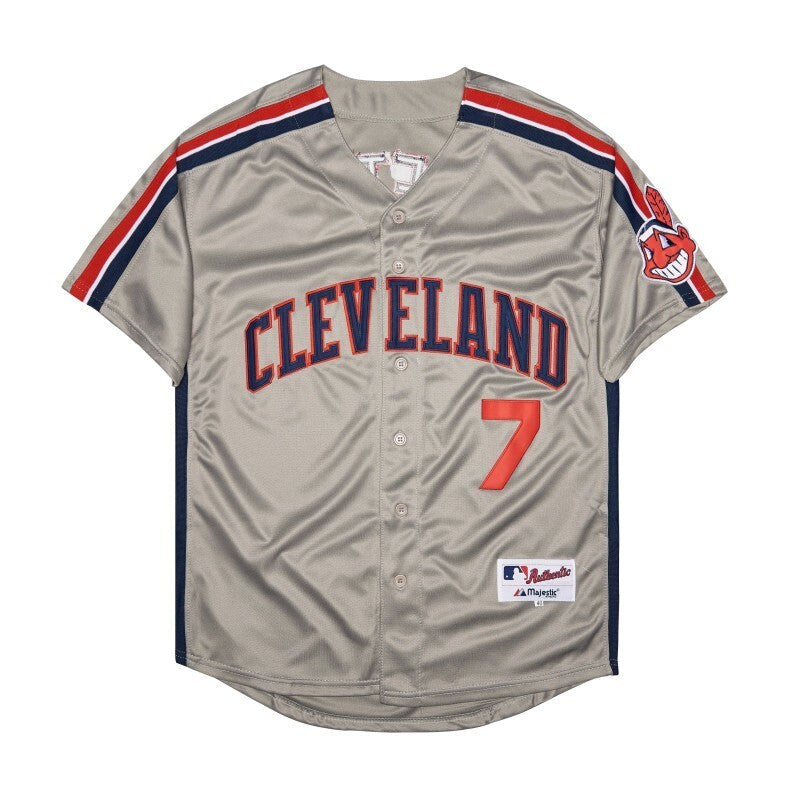 Cleveland #7 Kenny Lofton Style 5 Baseball Jersey baseball jersey product view 1