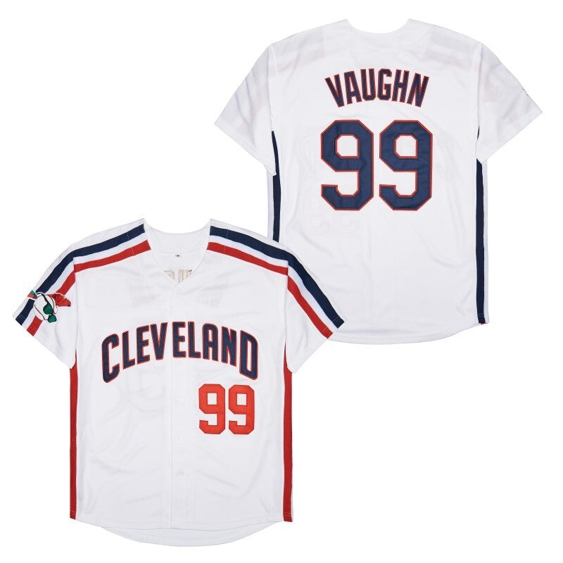 Cleveland #99 Rick Vaughn Style 3 Baseball Jersey baseball jersey product view 1