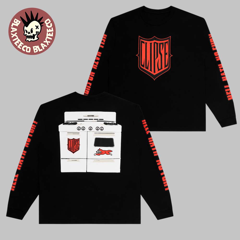 Clipse X Ice Cream Hell Hath No Fury 20th Year Anniversary Stove Longsleeve T-Shirt Unisex T-shirt, Sweatshirt, Hoodie, Long Sleeve Tee - T-Shirt, Sweatshirt, Hoodie