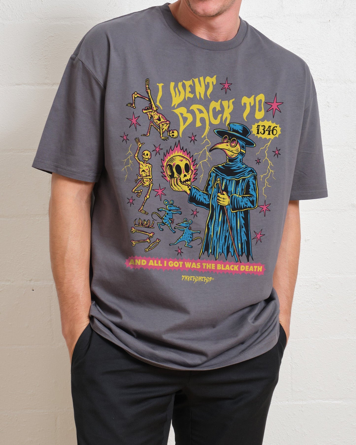 Black Death T-Shirt Unisex T-shirt, Sweatshirt, Hoodie, Long Sleeve Tee - T-Shirt, Sweatshirt, Hoodie
