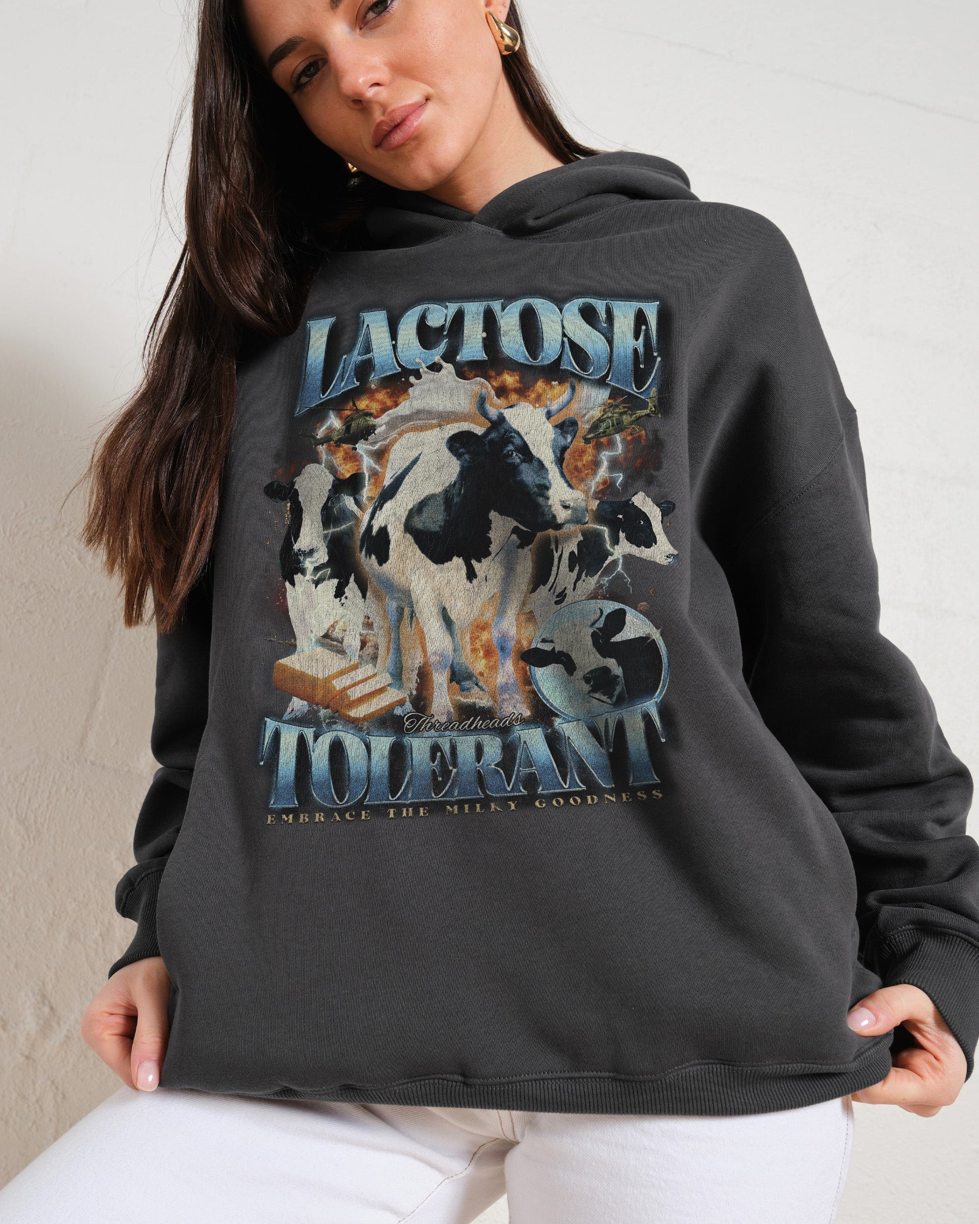 Lactose Tolerant Hoodie Unisex T-shirt, Sweatshirt, Hoodie, Long Sleeve Tee - T-Shirt, Sweatshirt, Hoodie