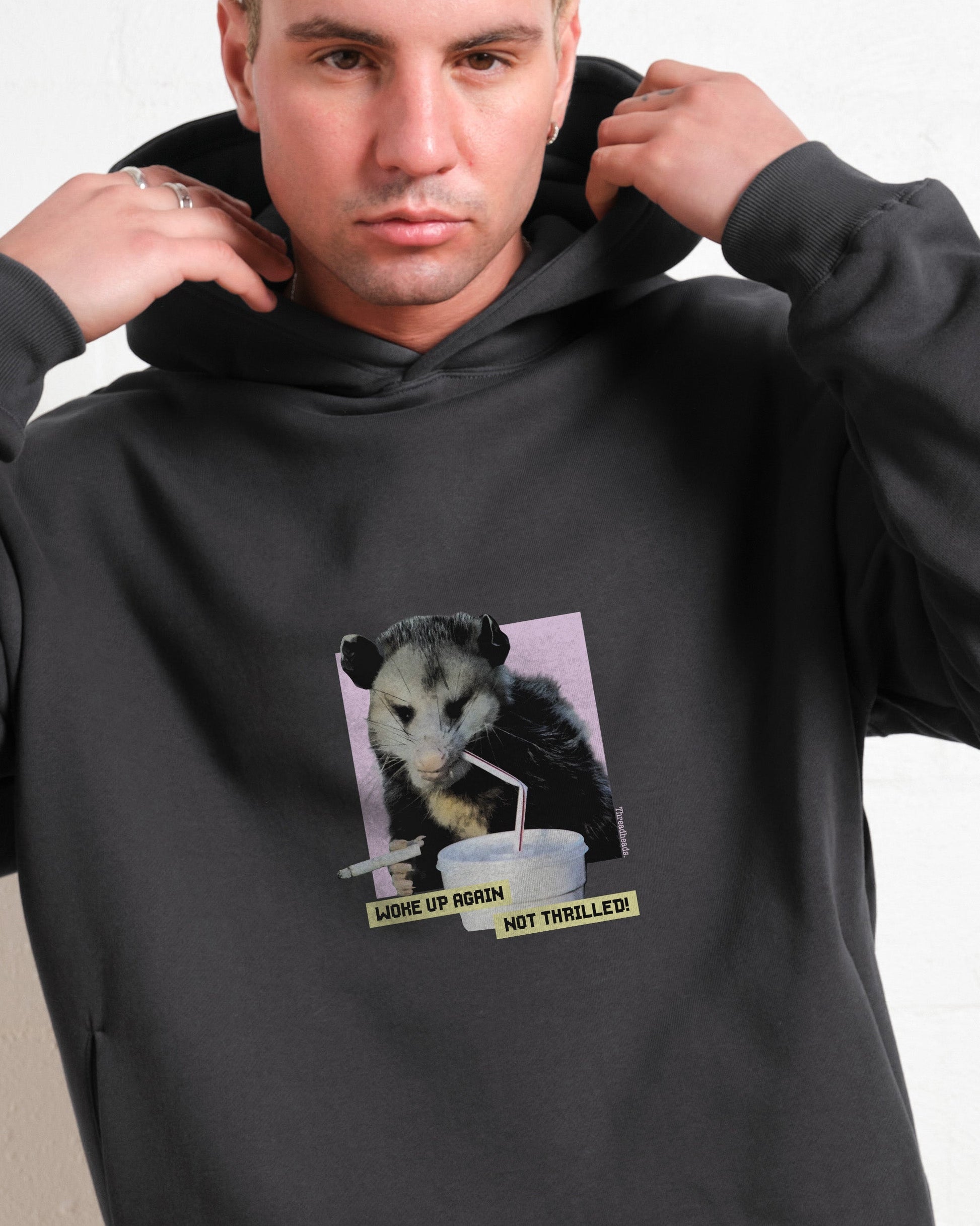 Woke Up Again, Not Thrilled Hoodie Unisex T-shirt, Sweatshirt, Hoodie, Long Sleeve Tee - T-Shirt, Sweatshirt, Hoodie