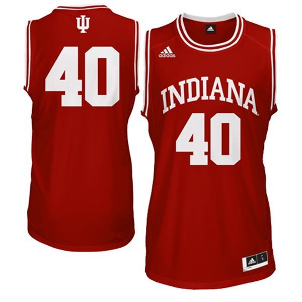 Cody Zeller #40 Red College Football Jersey football jersey product view 1