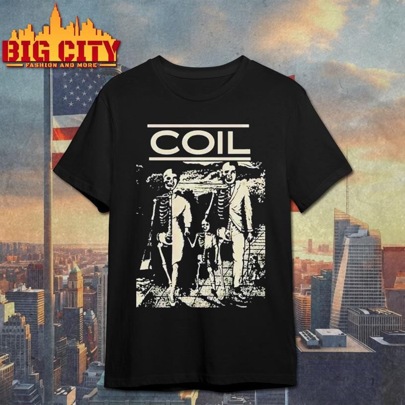 Coil Band Music Retro Shirt Unisex T-shirt, Sweatshirt, Hoodie, Long Sleeve Tee - T-Shirt, Sweatshirt, Hoodie