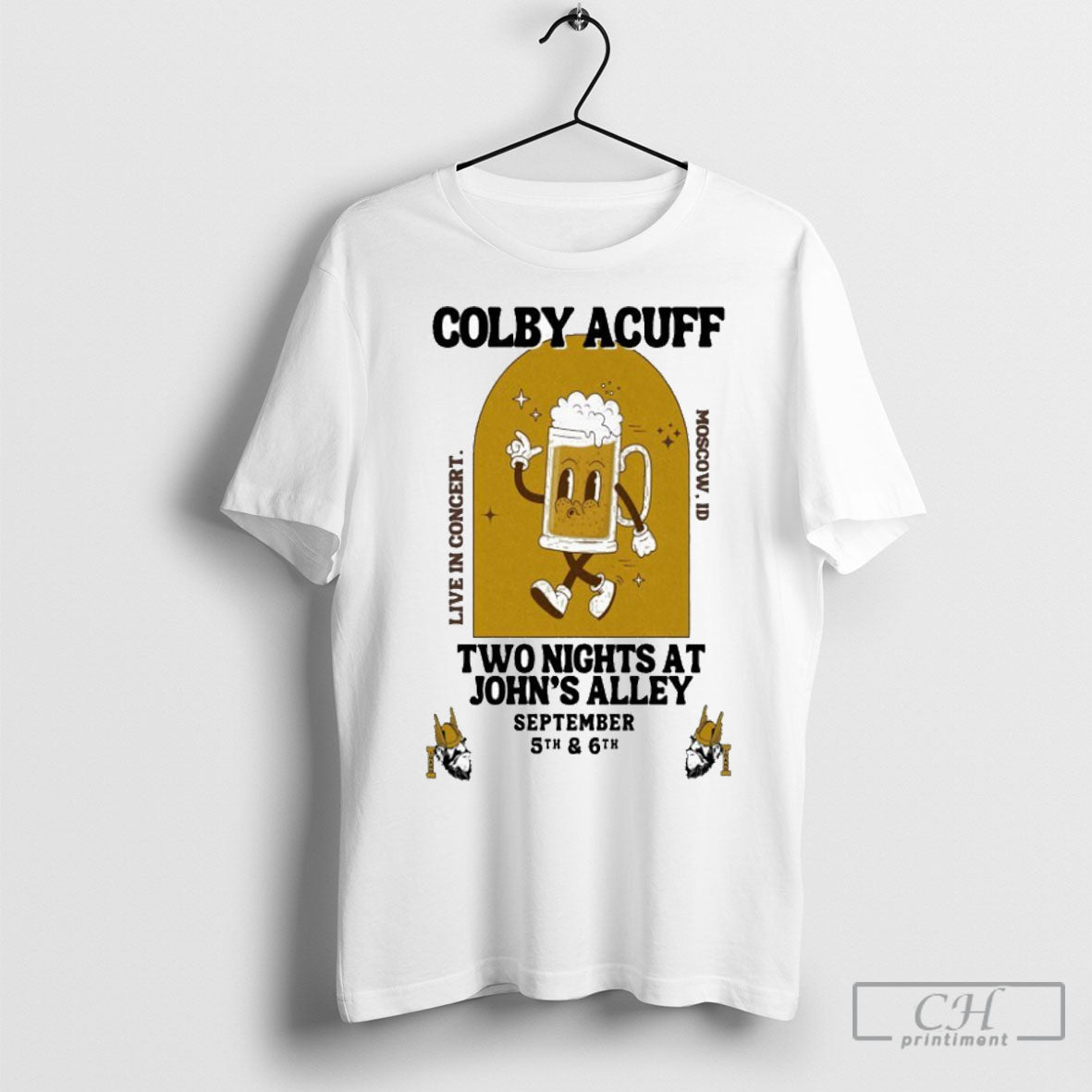 Colby Acuff Live In Concert Moscow Id September 5 6 2025 Unisex T-shirt, Sweatshirt, Hoodie, Long Sleeve Tee - T-Shirt, Sweatshirt, Hoodie