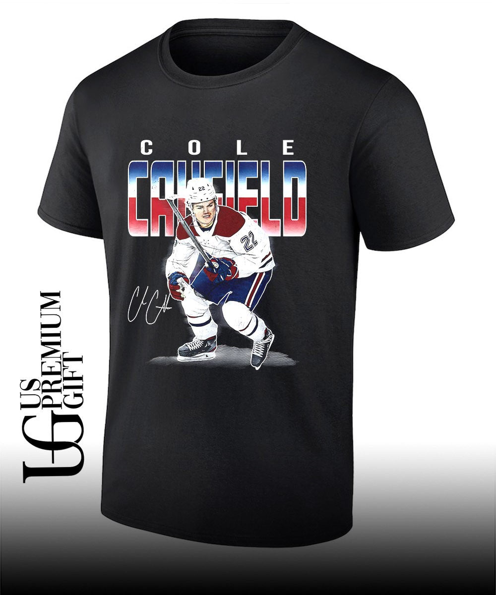 Cole Caufield player Montreal Canadiens NHL signature shirt Unisex T-shirt, Sweatshirt, Hoodie, Long Sleeve Tee - T-Shirt, Sweatshirt, Hoodie