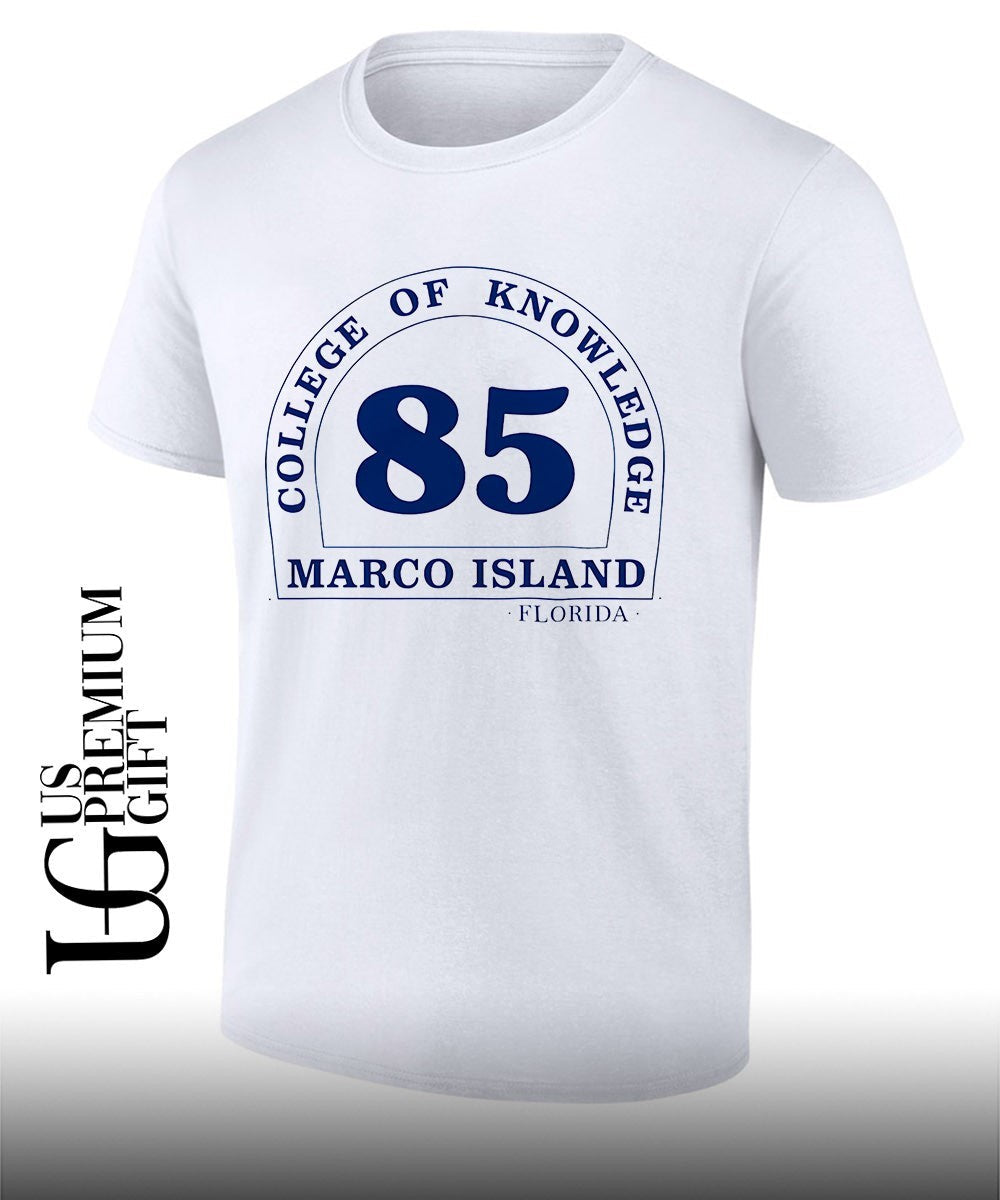 College of Knowledge 85 Marco Island Florida shirt Unisex T-shirt, Sweatshirt, Hoodie, Long Sleeve Tee - T-Shirt, Sweatshirt, Hoodie