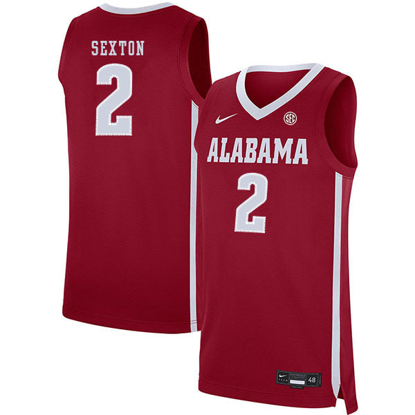 Collin Sexton 2 Red College Football Jersey football jersey product view 1