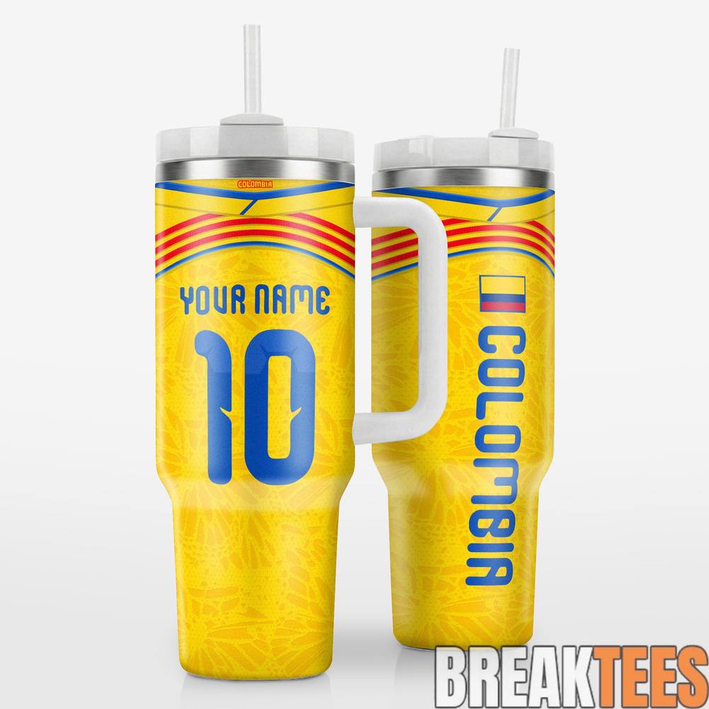 Colombia Jersey Design WC26 Custom Tumbler Unisex T-shirt, Sweatshirt, Hoodie, Long Sleeve Tee - T-Shirt, Sweatshirt, Hoodie