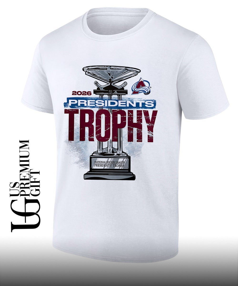 Colorado Avalanche NHL 2026 Presidents Trophy Winner shirt Unisex T-shirt, Sweatshirt, Hoodie, Long Sleeve Tee - T-Shirt, Sweatshirt, Hoodie