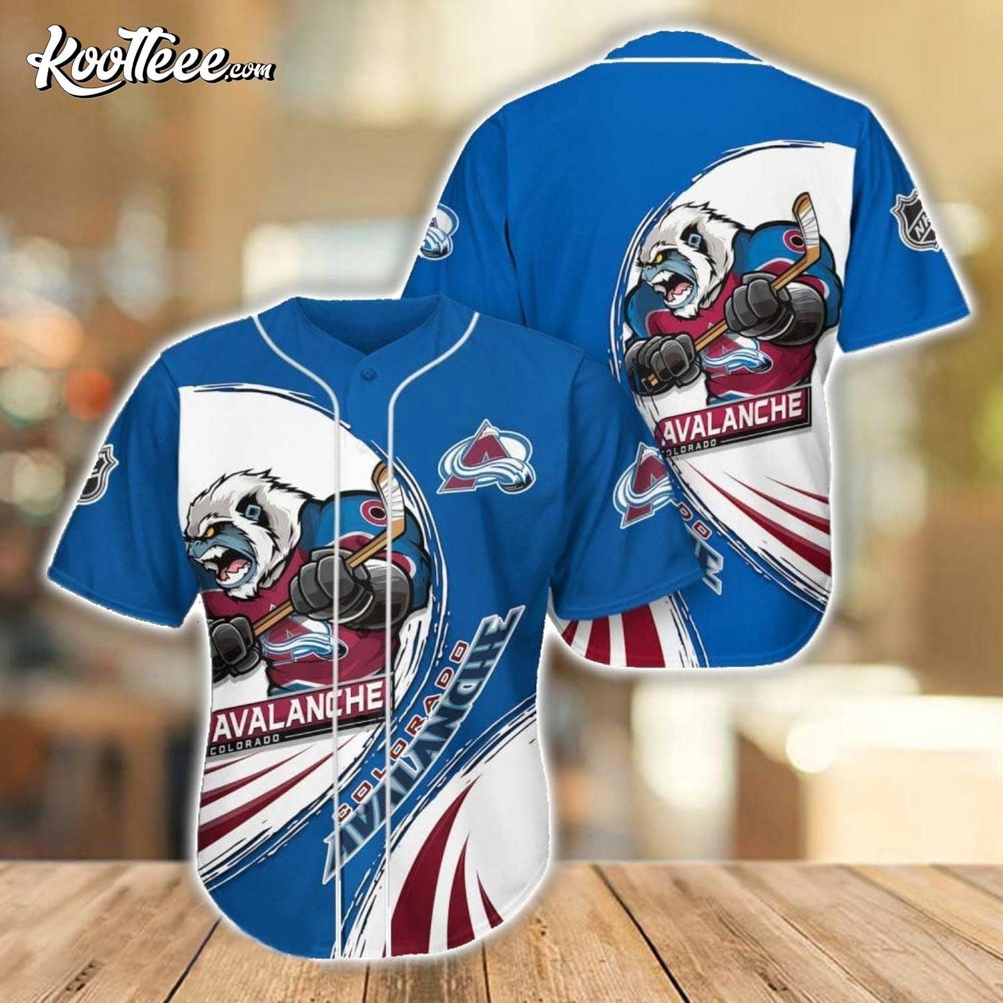 Colorado Avalanche Sport Team Gift Baseball Jersey baseball jersey product view 1