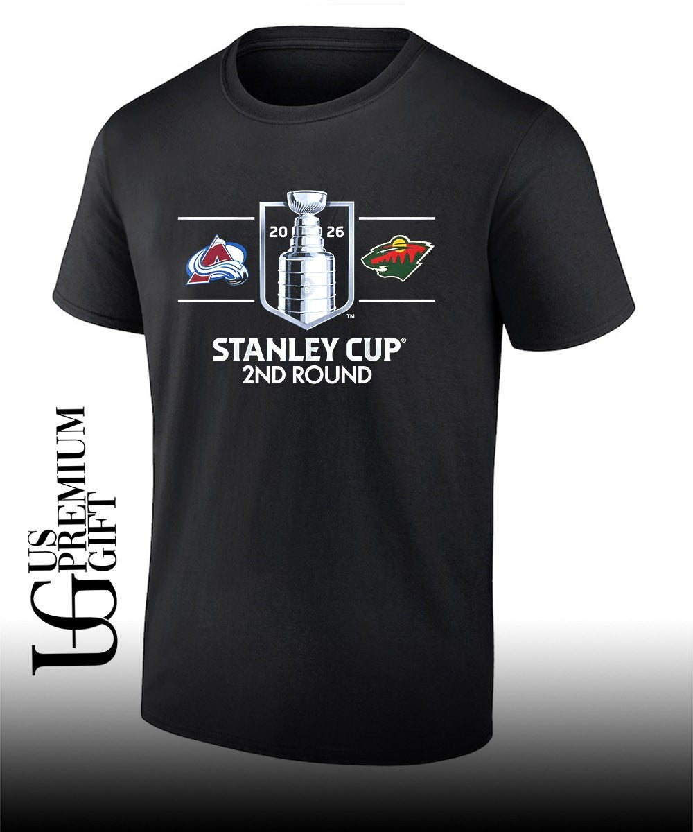 Colorado Avalanche vs Minnesota Wild 2026 NHL Stanley Cup 2nd Round shirt Unisex T-shirt, Sweatshirt, Hoodie, Long Sleeve Tee - T-Shirt, Sweatshirt, Hoodie